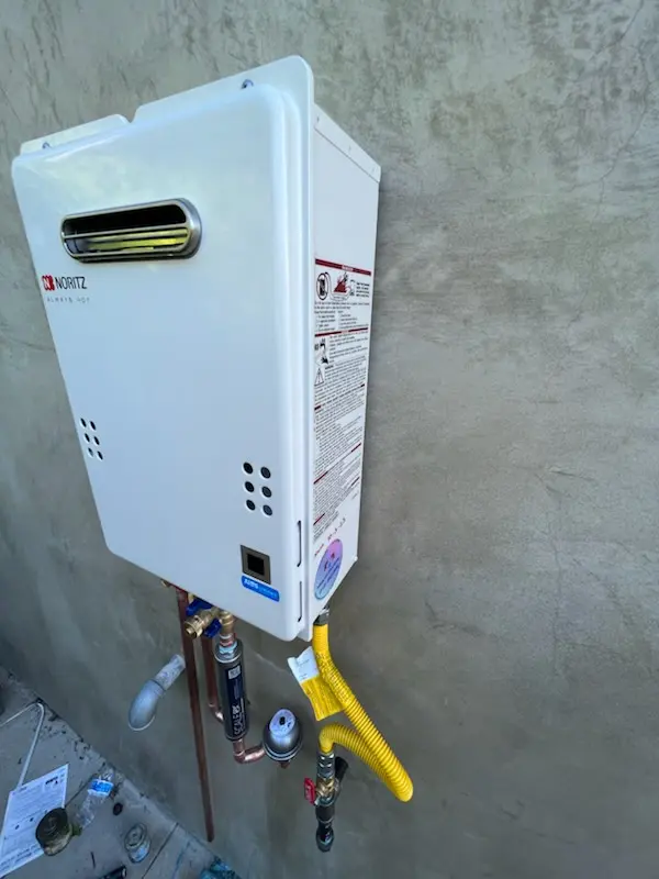 Tankless water heater installation for Ortley Terrace homes